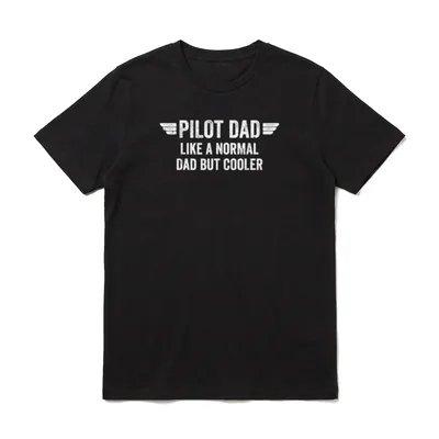 Pilot Dad Luftfahrt Flugzeug T-Shirt – Klassisches T-Shirt in Schwarz