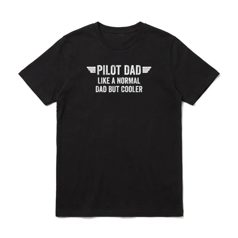 Pilot Dad Luftfahrt Flugzeug T-Shirt – Klassisches T-Shirt in Schwarz