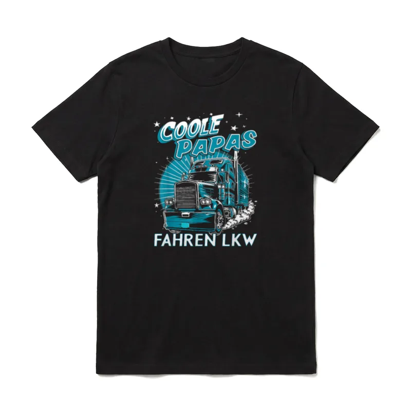 Vatertag Coole Papas Fahren T-Shirt – Klassisches T-Shirt in Schwarz