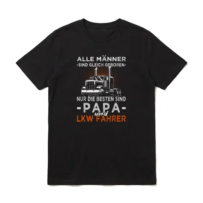Vatertag Echte Männer sind T-Shirt – Klassisches T-Shirt in Schwarz