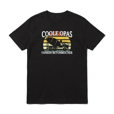 Mischerfahrer Berufskraftfahrer LKW Opa T-Shirt – Klassisches T-Shirt in Schwarz