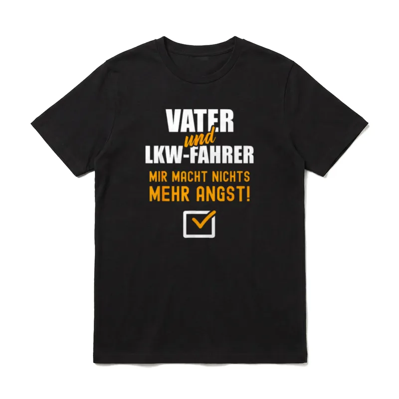 LKW-Fahrer Spruch Lustig Vater T-Shirt – Klassisches T-Shirt in Schwarz