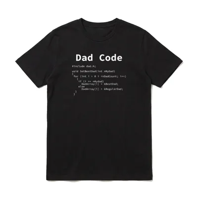 Programmierer Papa Nerdy Computer T-Shirt – Klassisches T-Shirt in Schwarz