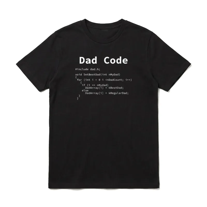 Programmierer Papa Nerdy Computer T-Shirt – Klassisches T-Shirt in Schwarz