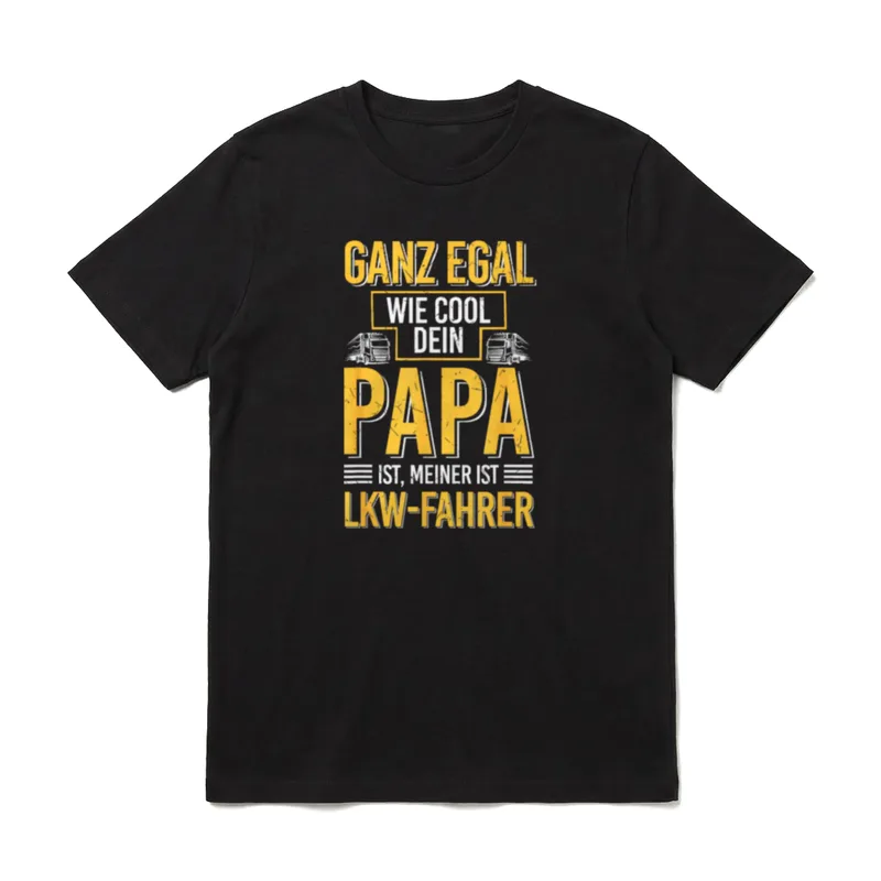 Cool Papa LKW-Fahrer Trucker T-Shirt – Klassisches T-Shirt in Schwarz