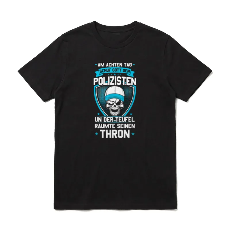 Lustiges Polizisten Polizei Papa Weitere Berufe T-Shirt – Klassisches T-Shirt in Schwarz