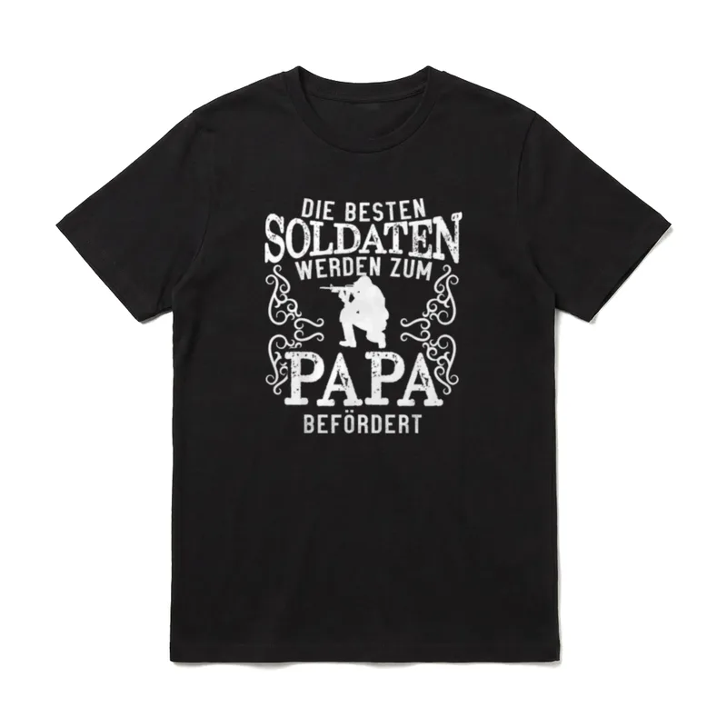 Die Besten Soldaten Werden T-Shirt – Klassisches T-Shirt in Schwarz
