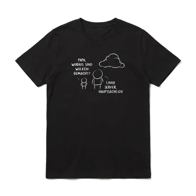 Informatiker Cloud Computing Programmierer T-Shirt – Klassisches T-Shirt in Schwarz