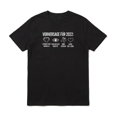 WERDENDER PAPA & WERDENDE MAMA T-Shirt – Klassisches T-Shirt in Schwarz