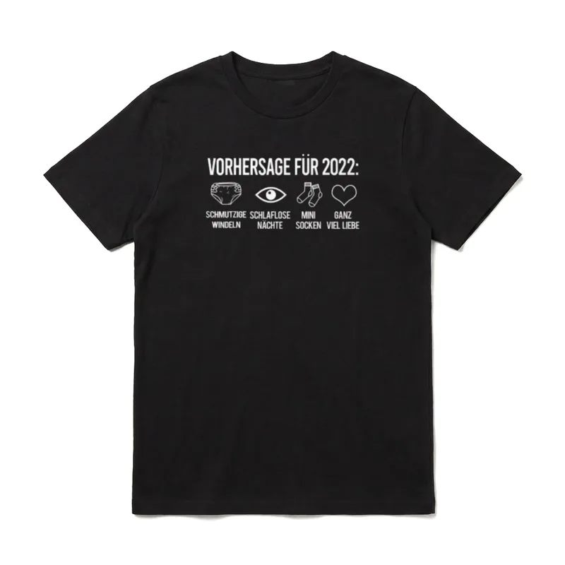 WERDENDER PAPA & WERDENDE MAMA T-Shirt – Klassisches T-Shirt in Schwarz