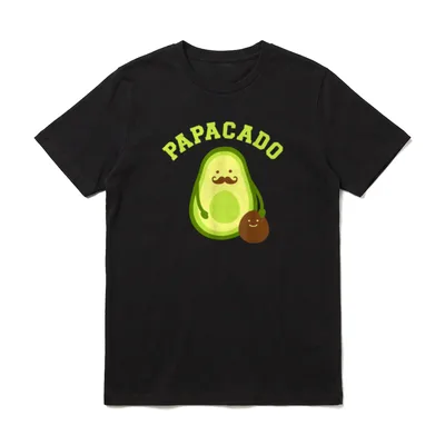 Papacado Papa Vater Baby T-Shirt – Klassisches T-Shirt in Schwarz