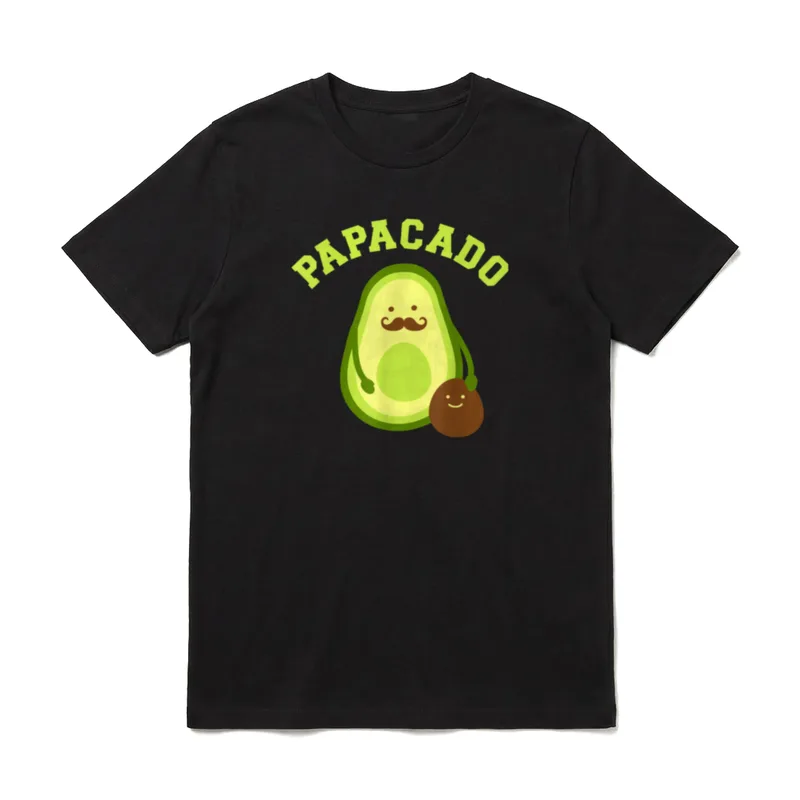 Papacado Papa Vater Baby T-Shirt – Klassisches T-Shirt in Schwarz