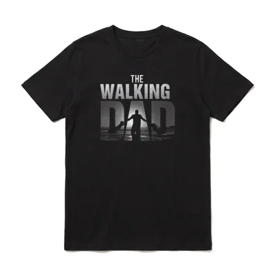 The Walking Dad 2 Werdender Papa T-Shirt – Klassisches T-Shirt in Schwarz