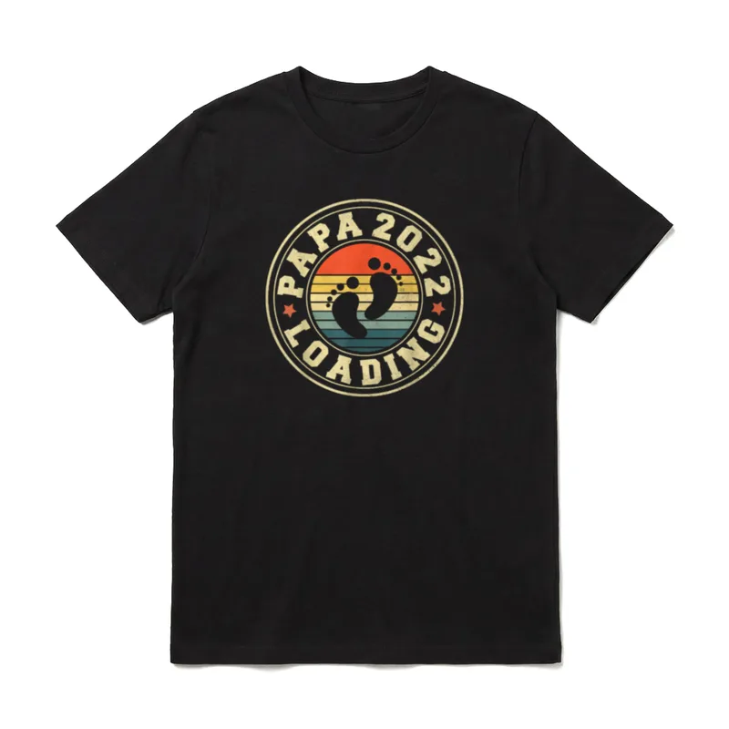Zukünftiger Papa 2022 Schwangerschaft T-Shirt – Klassisches T-Shirt in Schwarz