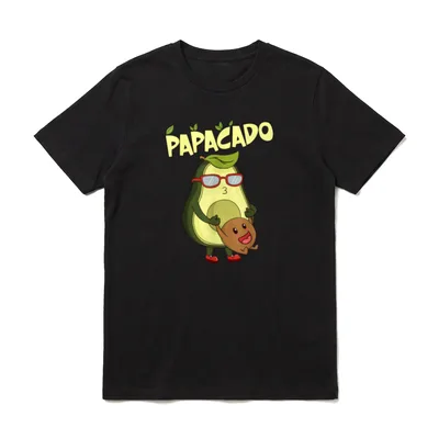 Lustiges werdender Vater Avocado T-Shirt – Klassisches T-Shirt in Schwarz