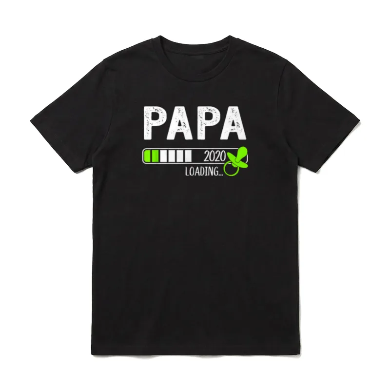 Papa Loading 2020 Vatertag T-Shirt – Klassisches T-Shirt in Schwarz