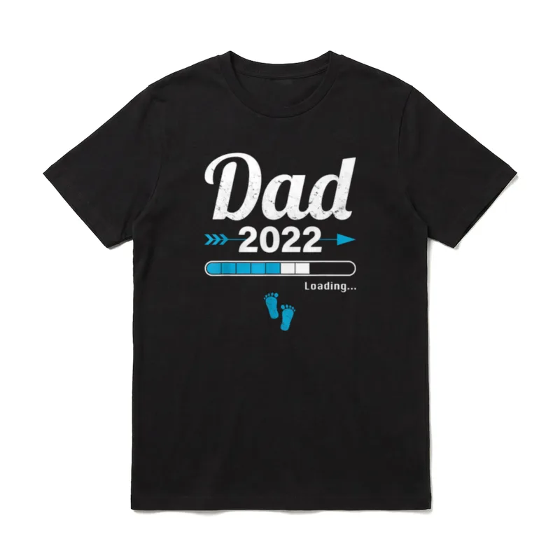 Dad Loading 2022 Werdender T-Shirt – Klassisches T-Shirt in Schwarz