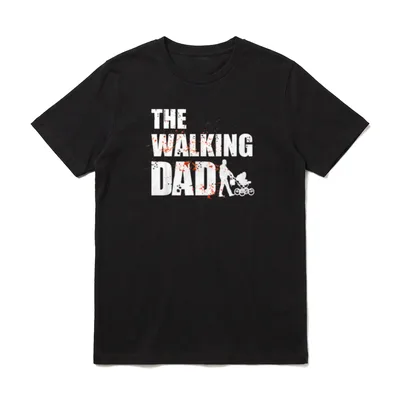 The Walking Dad Werdender T-Shirt – Klassisches T-Shirt in Schwarz