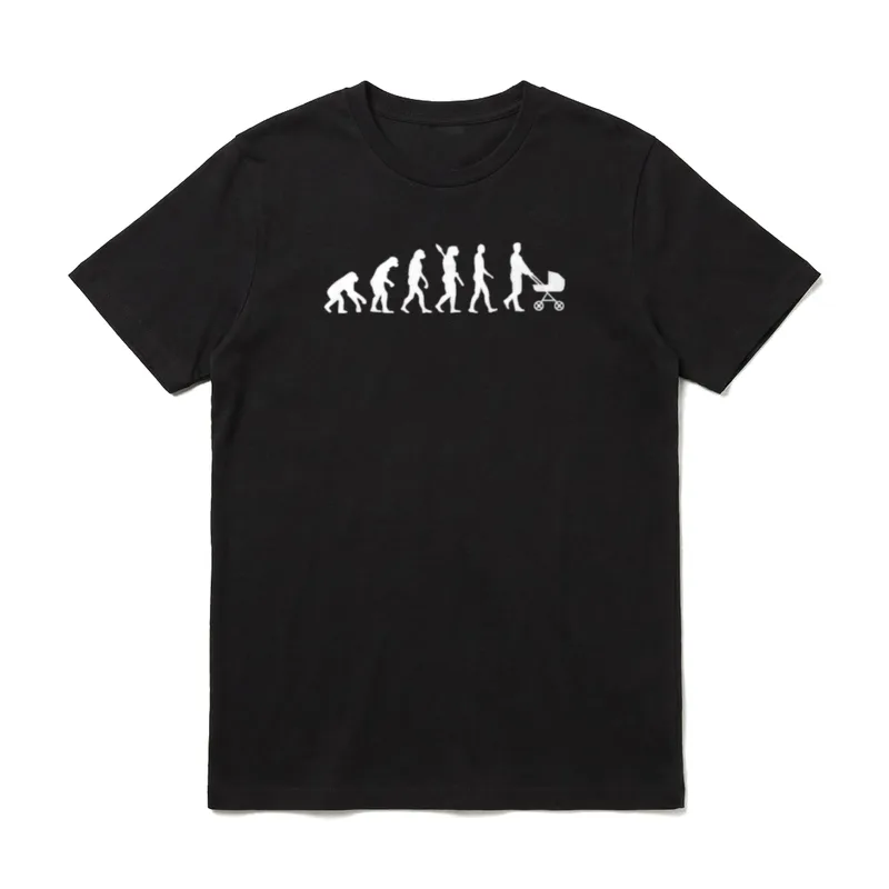 Evolution Papa werdender Vater T-Shirt – Klassisches T-Shirt in Schwarz