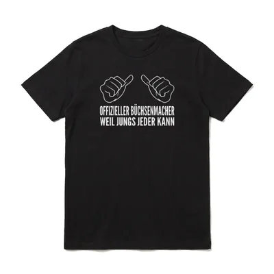 Büchsenmacher werdender Papa Vater T-Shirt – Klassisches T-Shirt in Schwarz