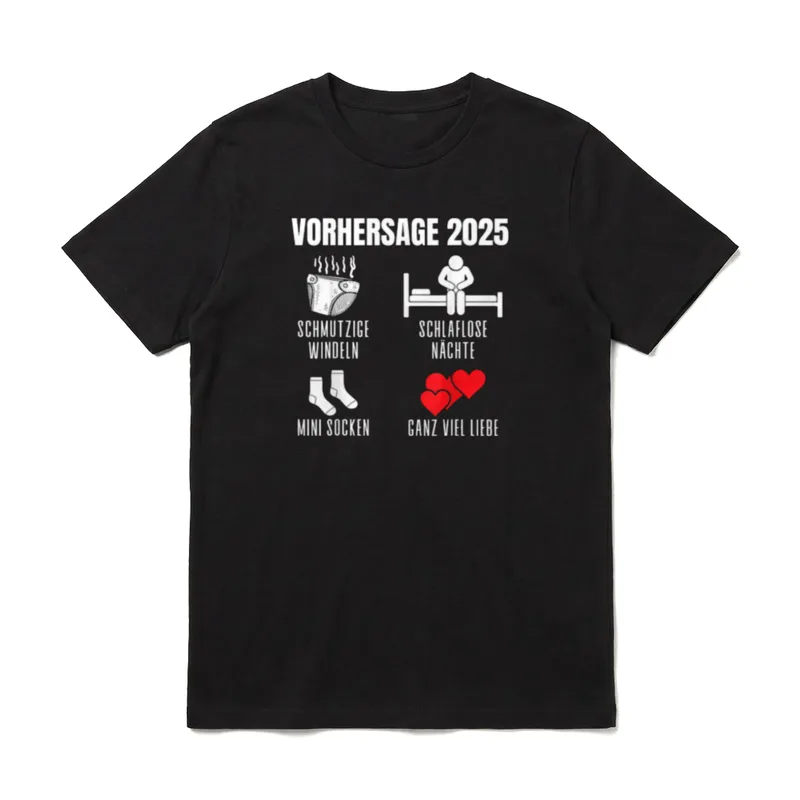 WERDENDE ELTERN VORHERSAGE T-Shirt – Klassisches T-Shirt in Schwarz