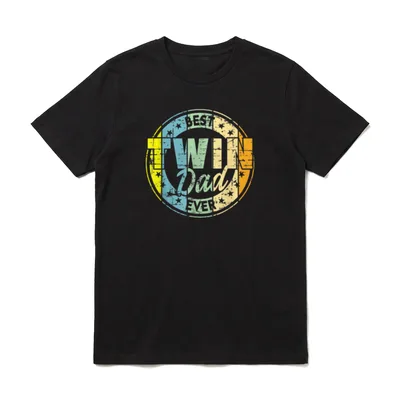 Zwillinge werdender Papa Zwillingspapa T-Shirt – Klassisches T-Shirt in Schwarz
