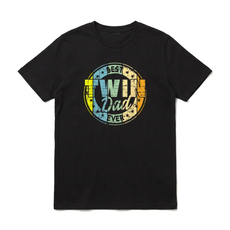 Zwillinge werdender Papa Zwillingspapa T-Shirt – Klassisches T-Shirt in Schwarz