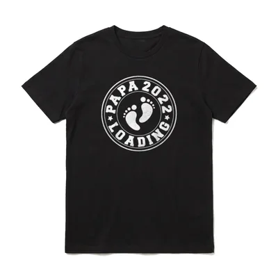Zukünftiger Papa 2022 Schwangerschaft Werdender T-Shirt – Klassisches T-Shirt in Schwarz