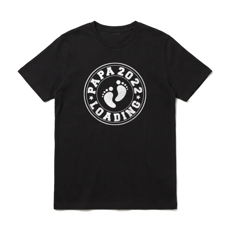 Zukünftiger Papa 2022 Schwangerschaft Werdender T-Shirt – Klassisches T-Shirt in Schwarz