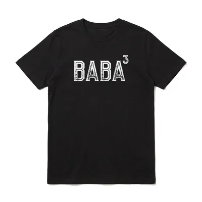 Baba hoch drei Türkischer T-Shirt – Klassisches T-Shirt in Schwarz
