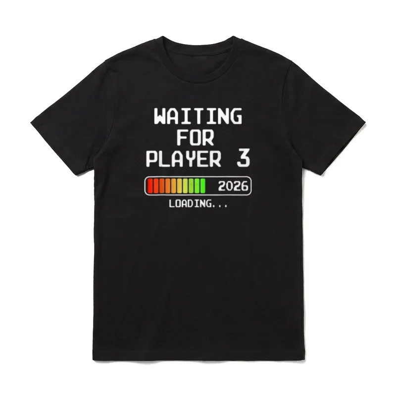Werdender Papa 2026 Waiting T-Shirt – Klassisches T-Shirt in Schwarz