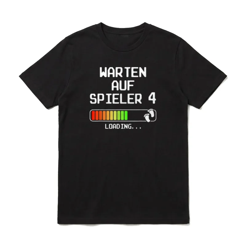 2. Schwangerschaft verkünden Zweites T-Shirt – Klassisches T-Shirt in Schwarz