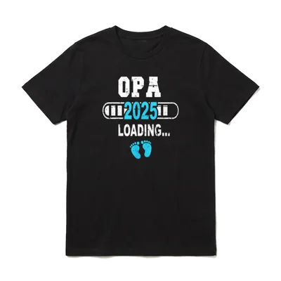 Opa 2025 Loading Werdender T-Shirt – Klassisches T-Shirt in Schwarz