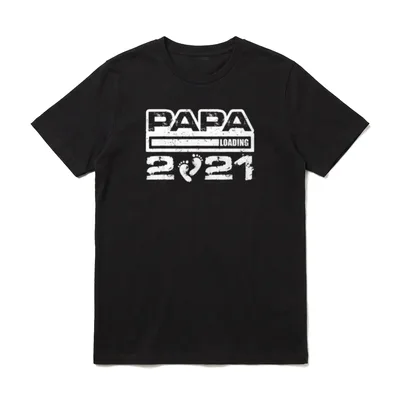 Du wirst Papa Loading T-Shirt – Klassisches T-Shirt in Schwarz