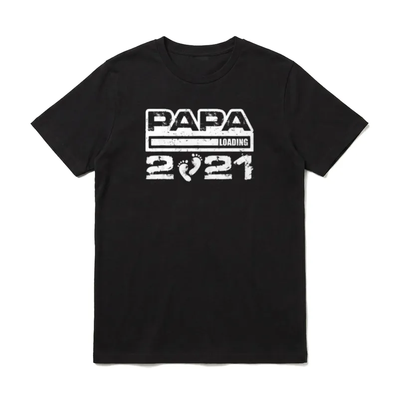 Du wirst Papa Loading T-Shirt – Klassisches T-Shirt in Schwarz