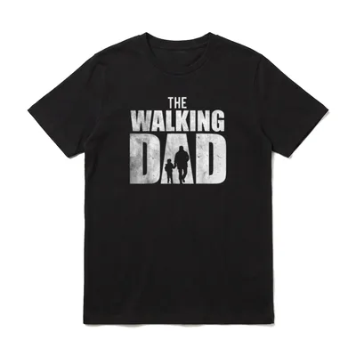 The Walking Dad zum Vatertag lustiges T-Shirt – Klassisches T-Shirt in Schwarz