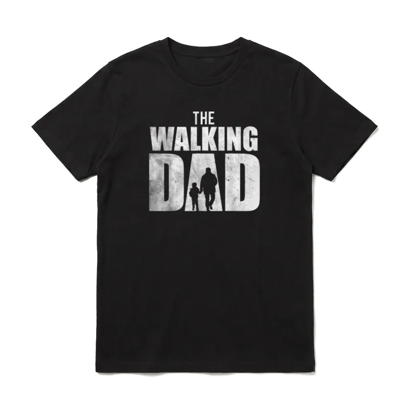 The Walking Dad zum Vatertag lustiges T-Shirt – Klassisches T-Shirt in Schwarz
