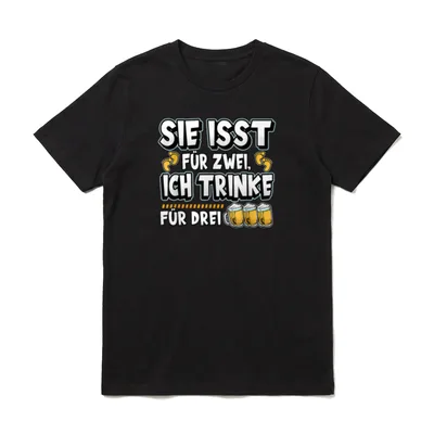Schwangerschaft Papa Bier Werdende T-Shirt – Klassisches T-Shirt in Schwarz