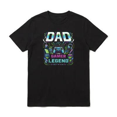 Vater zum Vatertag DAD T-Shirt – Klassisches T-Shirt in Schwarz