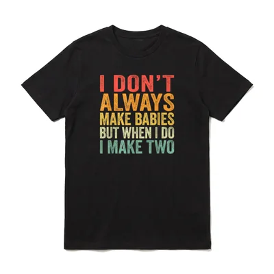 Lustiges Baby Zwillinge T-Shirt – Klassisches T-Shirt in Schwarz