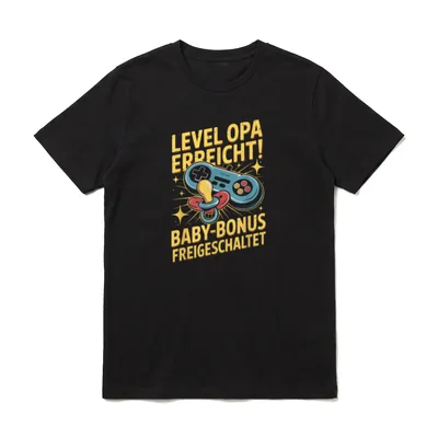 Opa 2026 Loading Ich T-Shirt – Klassisches T-Shirt in Schwarz