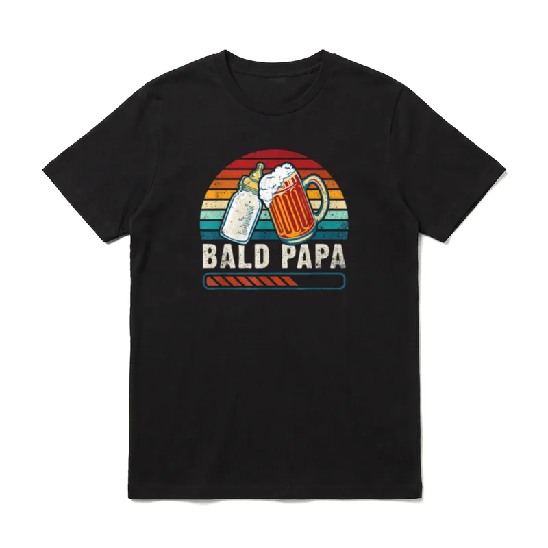 Bald Papa Werdender Vater T-Shirt – Klassisches T-Shirt in Schwarz