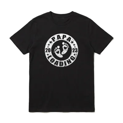 Werdende Papa für werdende Vater Papa 2023 T-Shirt – Klassisches T-Shirt in Schwarz