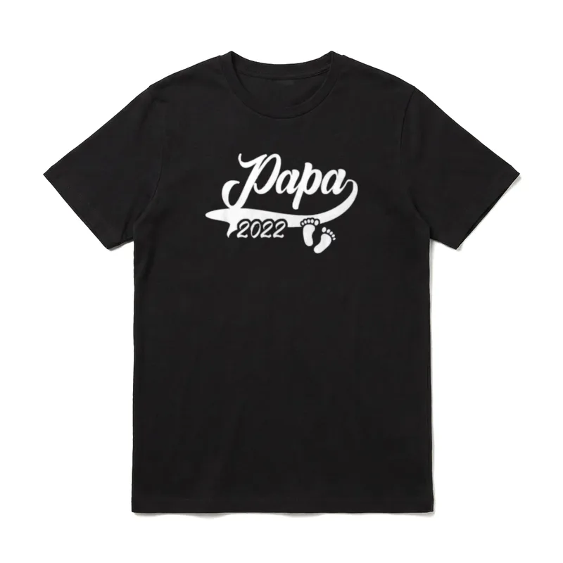 Papa 2022 Werdender Papa zukünftiger T-Shirt – Klassisches T-Shirt in Schwarz