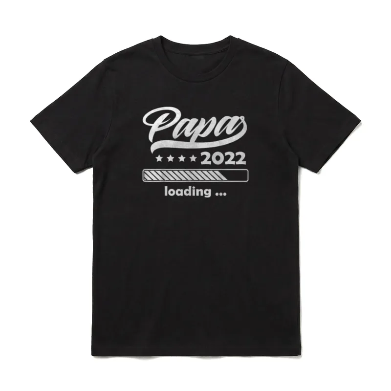 Zukünftiger Papa 2022 Schwangerschaft T-Shirt – Klassisches T-Shirt in Schwarz