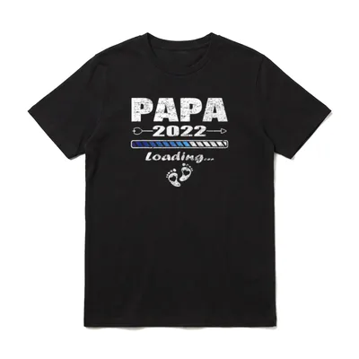 Papa für werdende Papa T-Shirt – Klassisches T-Shirt in Schwarz