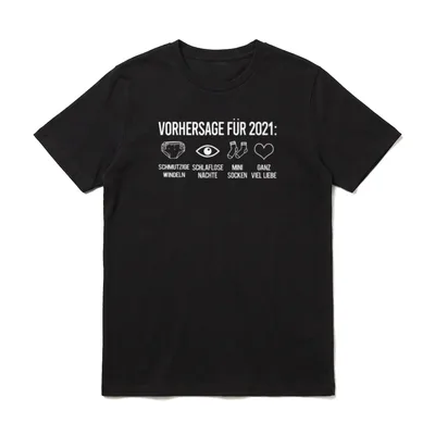 WERDENDER PAPA OUTFIT WERDENDER T-Shirt – Klassisches T-Shirt in Schwarz