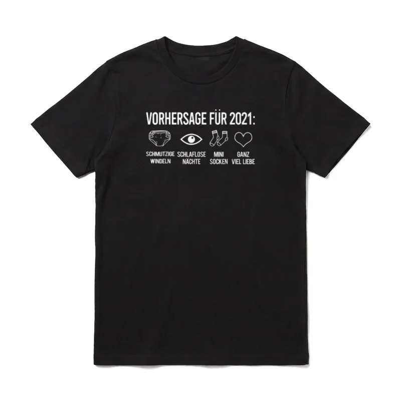 WERDENDER PAPA OUTFIT WERDENDER T-Shirt – Klassisches T-Shirt in Schwarz