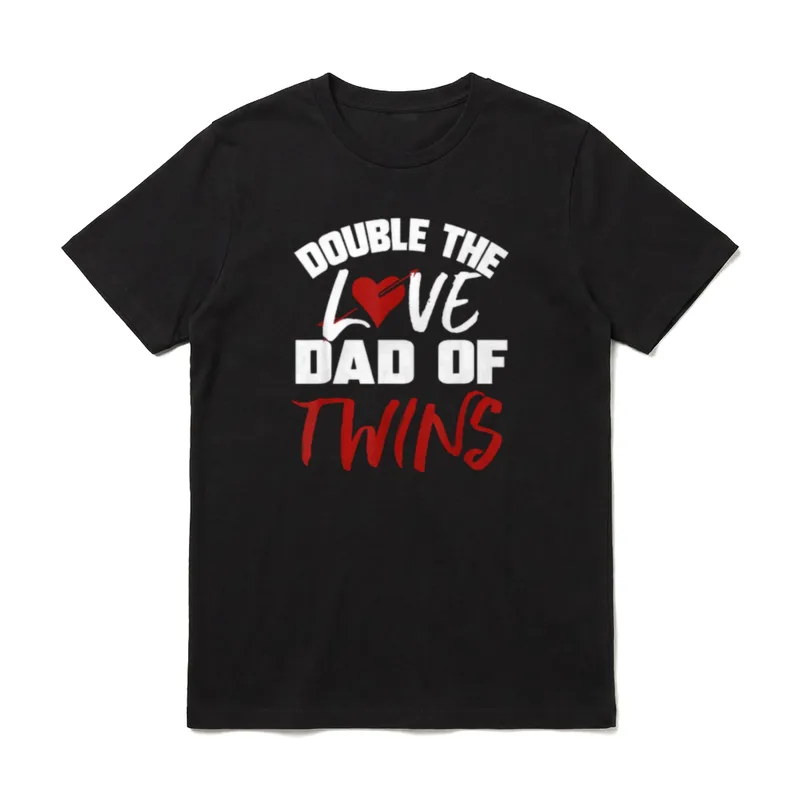 Zwillinge Papa Schwangerschaft Vater T-Shirt – Klassisches T-Shirt in Schwarz