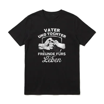 Vater und Tochter Freunde T-Shirt – Klassisches T-Shirt in Schwarz